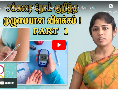 Dr. V. Thanushuya explains about Diabetes